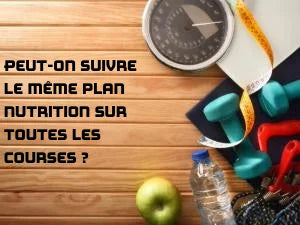 É possível seguir o mesmo plano nutricional em todas as corridas?