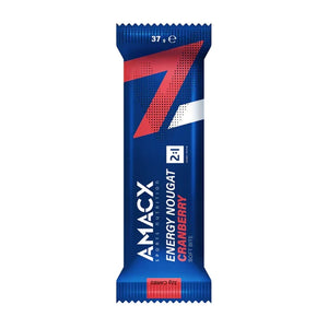 Amacx Energy Nougat Cranberry – 32g Glucides | Nutri-Bay