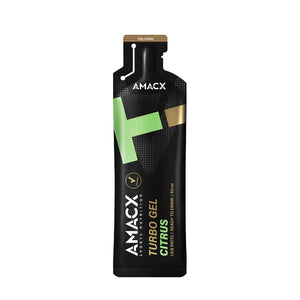 Amacx Turbo Gel Citrus – Gel Énergétique 40g Glucides | Nutri-Bay