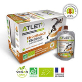 ATLET - Caixa de Puré Energético BIO (18x100g) - Abóbora-manteiga-Batata-doce-Amêndoa