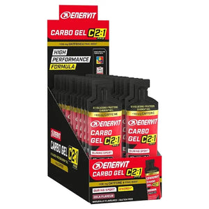 Enervit Carbo Gel C2:1PRO com cafeína em caixa (24x60ml) - Cola