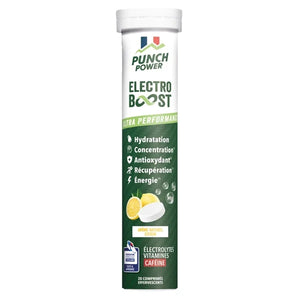 Nutri-Bay | PUNCH POWER - Electroboost (20 Pastilles) - Citron (Caféine)