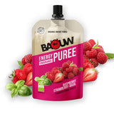 Purê energético BIO (90g) - Framboesa-Morango-Manjericão