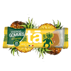 TA Energy Gommes Énergie Ananas – Glucides & Électrolytes | Nutri-Bay