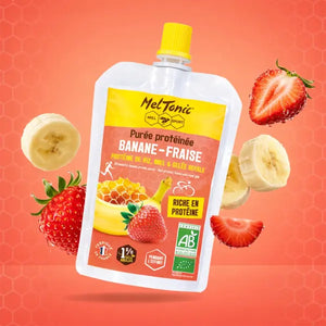 Purée Protéinée Bio Banane Fraise – Énergie & Protéines | Nutri-Bay