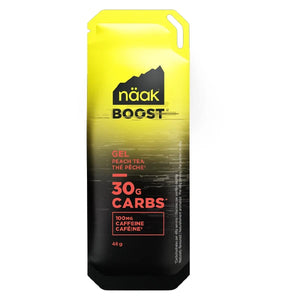 Näak Boost Gel Peach Tea Caféiné – Gel Énergétique Endurance | Nutri-Bay
