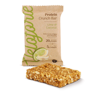 Barra crocante rica em proteínas (66 g) - Lima e coco