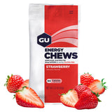 Nutri-bay | GU CHEWS - Gommes Énergétiques (60g) - Fraise (Caféine)